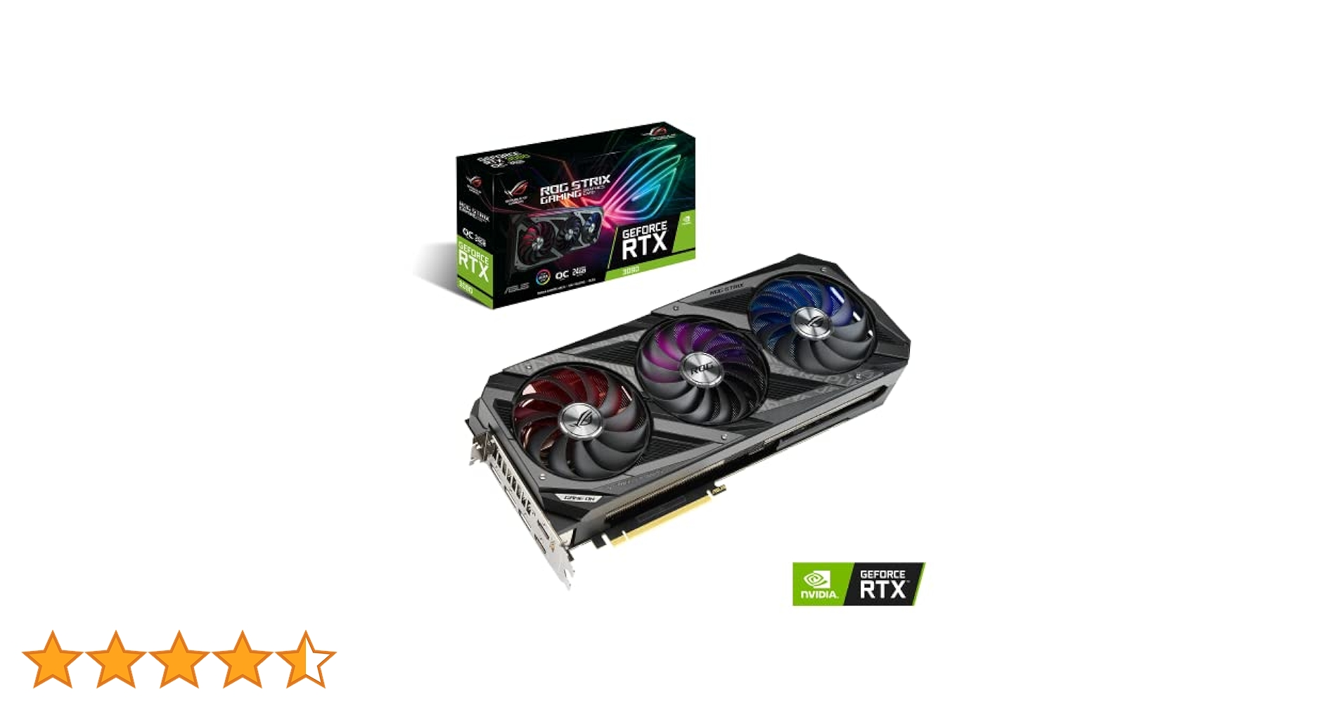 Amazon | ASUSTek NVIDIA GeForce RTX 3090 搭載 トリプルファン